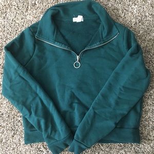Green Pullover Sweatshirt